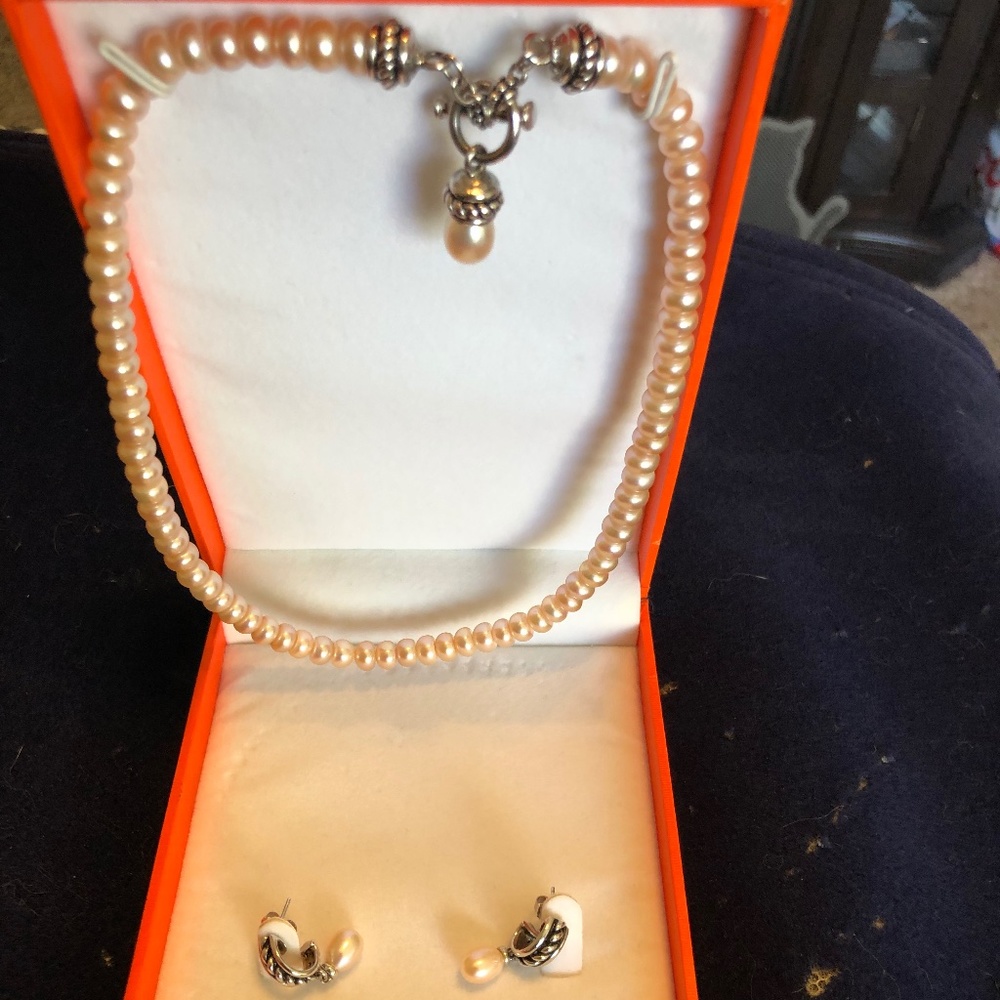 Pink pearls Mandarin Culture pearls